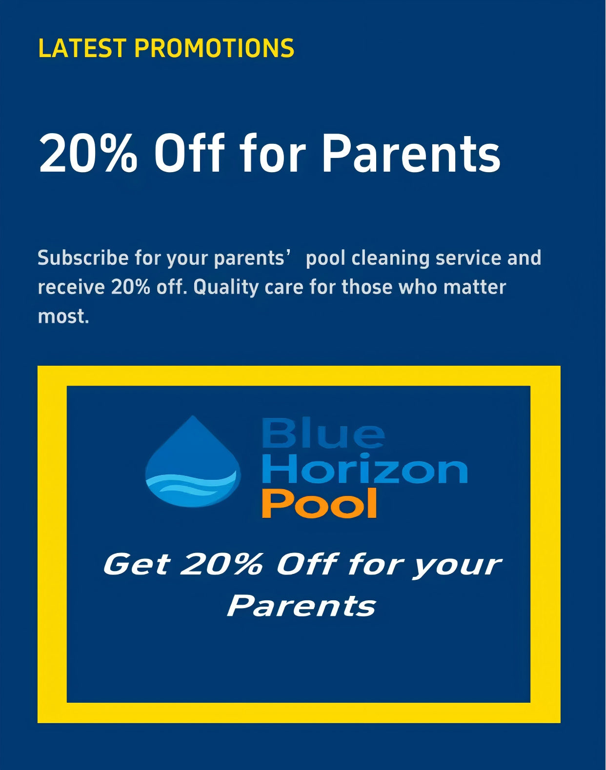 parents discount